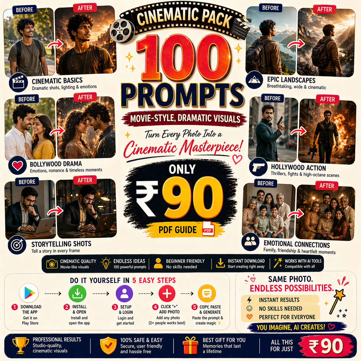 effective prompt for content writing and visual generation